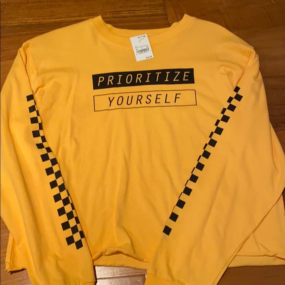 ‘Prioritize Yourself’ Long- Sleeve Tee